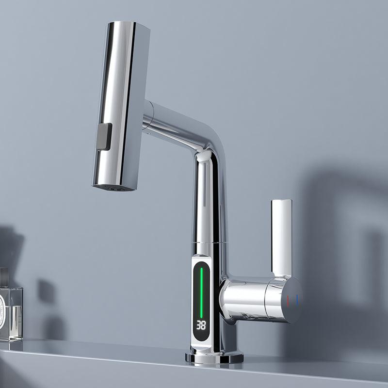 Brass kitchen faucet for small kitchen spaces