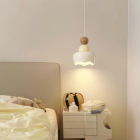 Pendant Lamp Close-Up of Soft LED Glow
