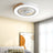Boreal Timber Fan Natural Wooden Blade Texture - OpalDwell