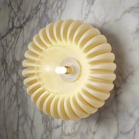 Lyria Resin Wall Lamp in a hallway setting | OroDwell