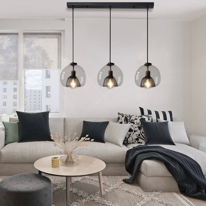 Contemporary Translucent Glass Pendant Light with Bright Inviting Glow | OroDwell