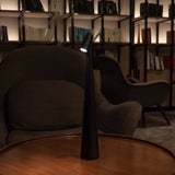 Nordic minimalist cordless table lamp charging port detail view