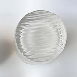 Glass Wall Sconce Detail for Bedroom Decor