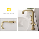 Widespread waterfall faucet - two-handle lever design