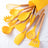 CulinaPro Silicone Cooking Tool Set protecting non-stick cookware - OpalDwell
