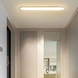 Slim Oval Ceiling Light for Bedroom Decor