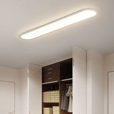 Slim Oval Ceiling Light for Contemporary Homes