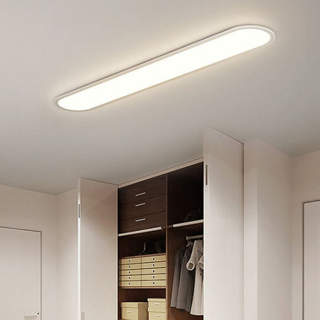 Slim Oval Ceiling Light for Contemporary Homes