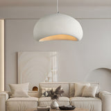 Pendant light bowl shade close-up