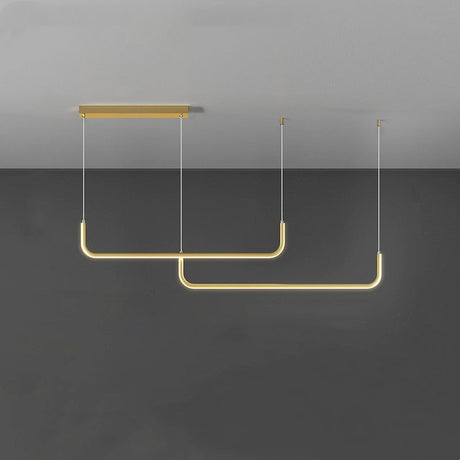 Metal and silicone pendant light size detail