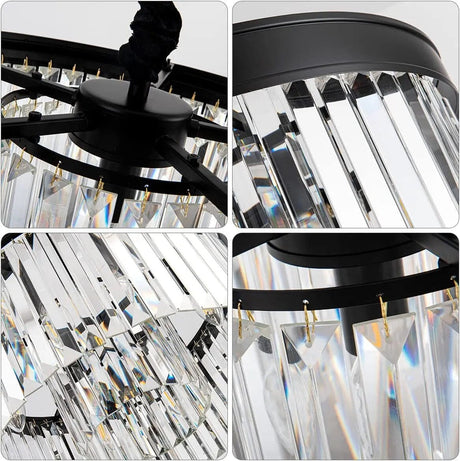 Crystal chandelier size comparison