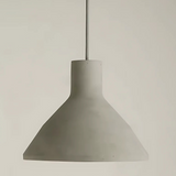 Marlow pendant lamp hand-knitted cement texture close-up