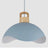 Pendant Lamp Detail of Black Metal Silhouette
