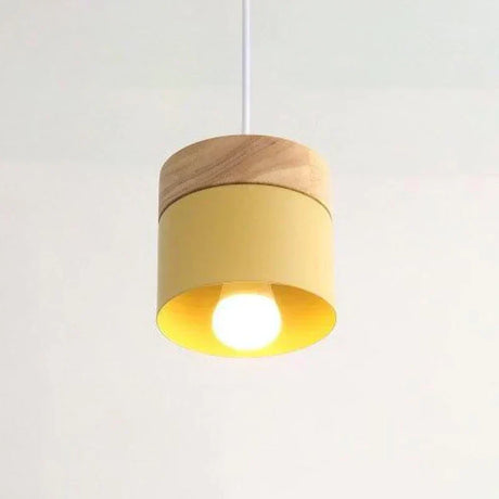 Metal and Wood Pendant Light for Chic Interiors