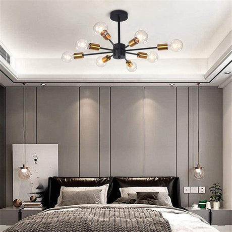 glass chandelier soft ambient glow for living room