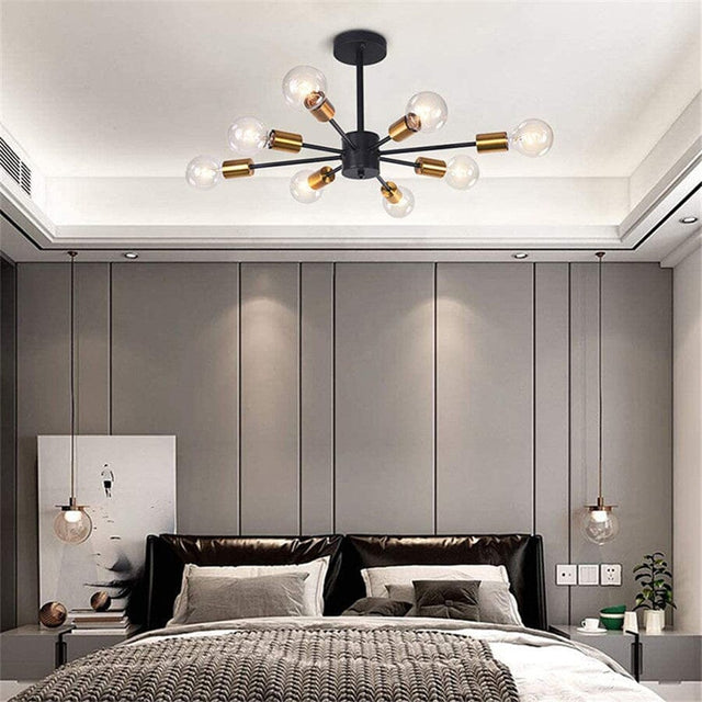 glass chandelier soft ambient glow for living room