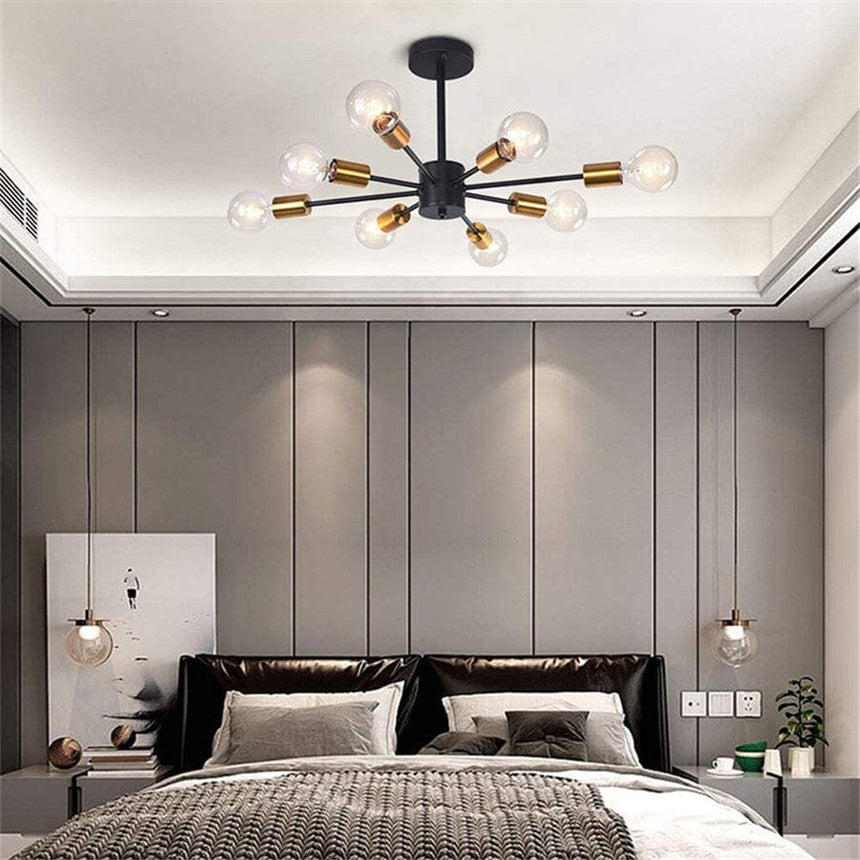 glass chandelier soft ambient glow for living room