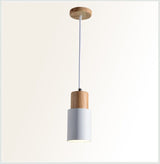 Wooden Pendant Light Side Angle Finish Detail
