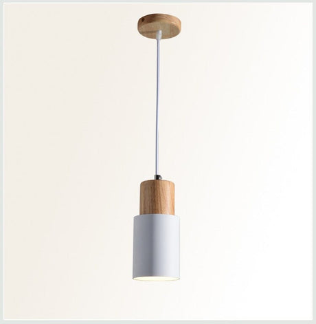 Wooden Pendant Light Side Angle Finish Detail