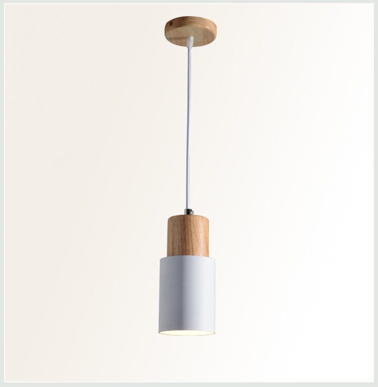 Wooden Pendant Light Side Angle Finish Detail