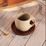 Hana Zen Ceramic Coffee Cup Set lifestyle table setting - OpalDwell