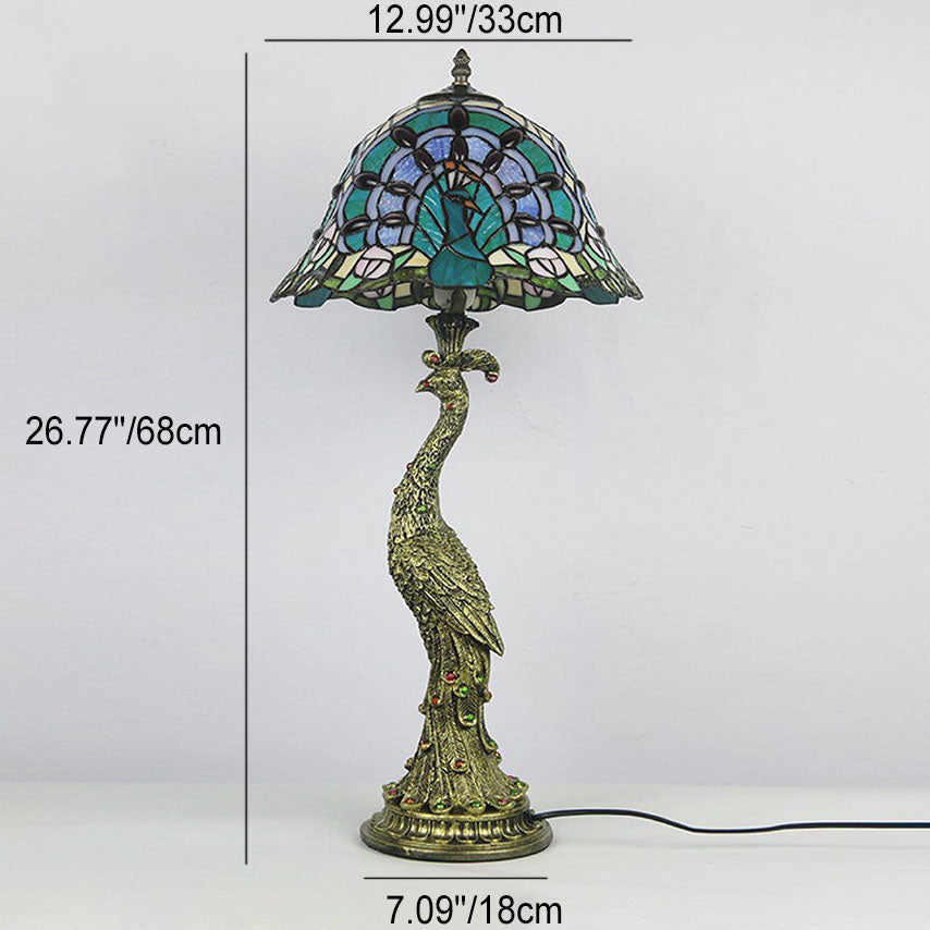 resin base table lamp for living room accent decor