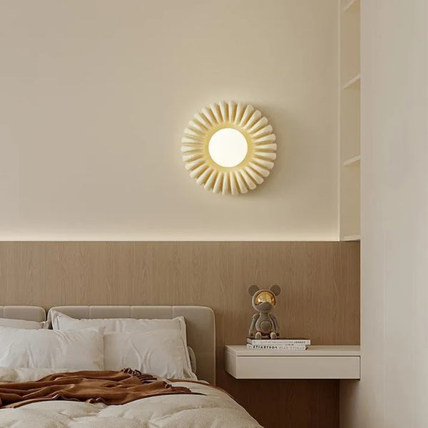 Resin Wall Lamp – ambient lighting design detail view | OroDwell