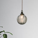 Pendant Light In Glass Globe Finish - OroDwell
