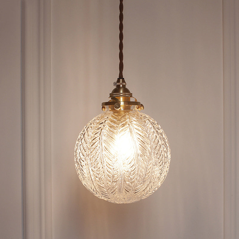 Veridia Glass Pendant Light Close-Up Detail - OroDwell