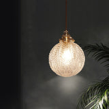 Warm Inviting Glow Glass Pendant Light - OroDwell
