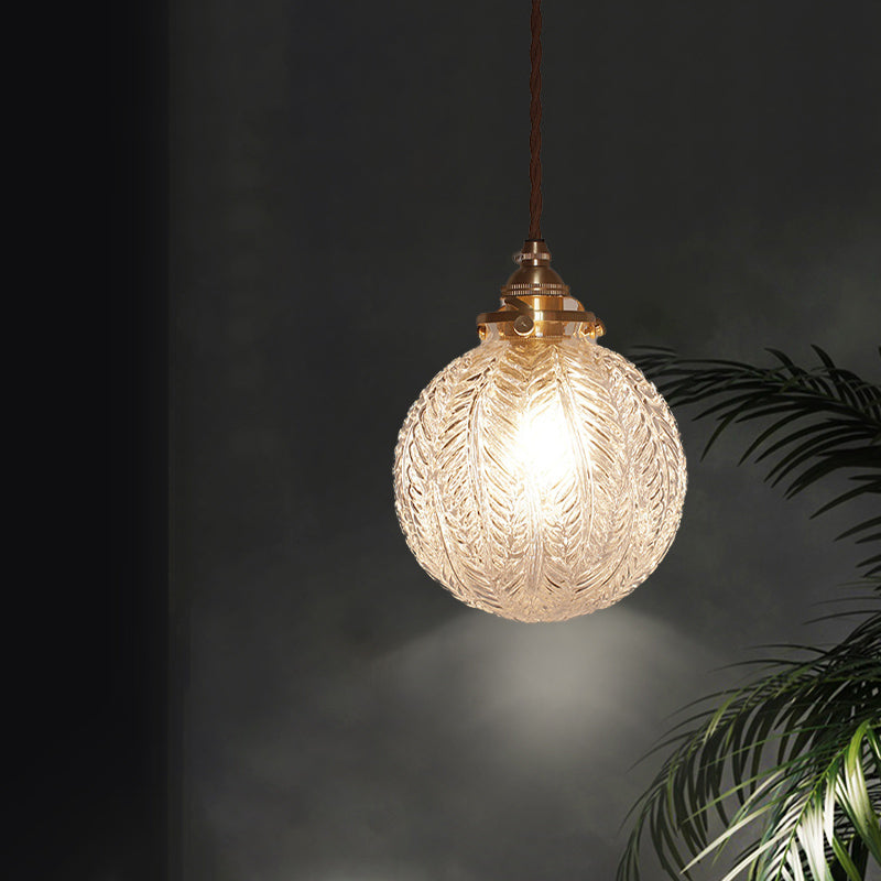 Warm Inviting Glow Glass Pendant Light - OroDwell