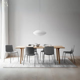 Metal Pendant Light with warm glow lighting | OroDwell