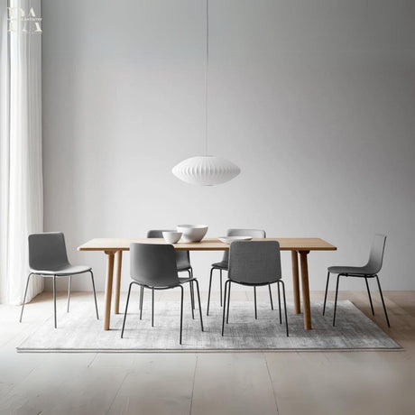 Metal Pendant Light with warm glow lighting | OroDwell