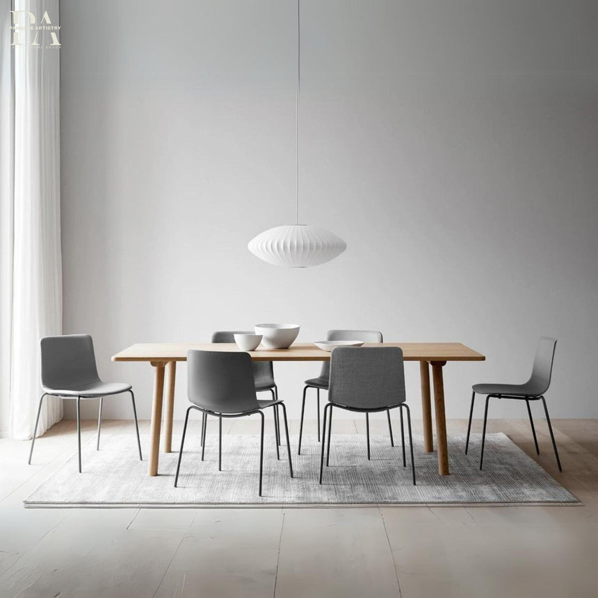 Metal Pendant Light with warm glow lighting | OroDwell