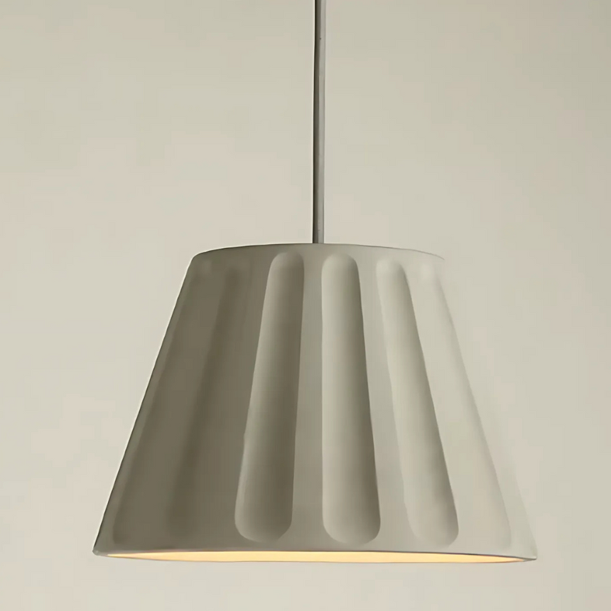 Pendant light installed above dining table modern decor