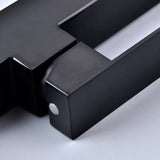 Stainless steel kitchen faucet side profile view - lead-free waterway