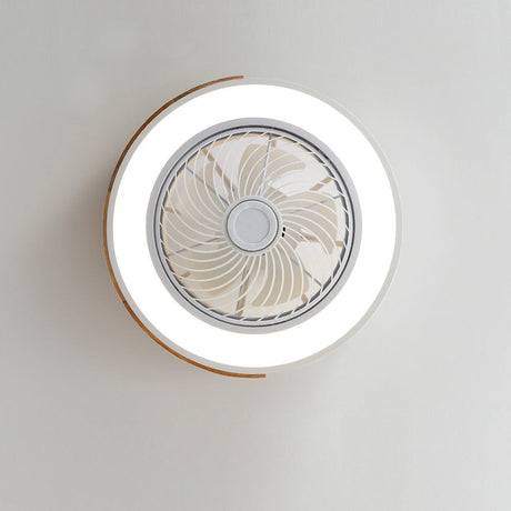 Wood Ceiling Fan Light Soft Ambient Glow for Living Room - OpalDwell
