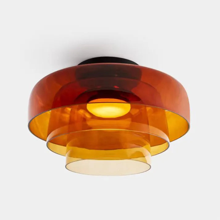 Keiora Nordic Glass Ceiling Lamp | Medieval Charm Lighting