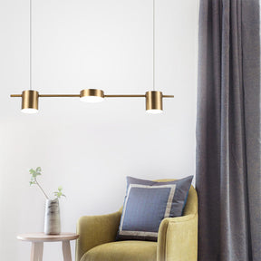 Multi-Light Drum Pendant for Contemporary Interiors
