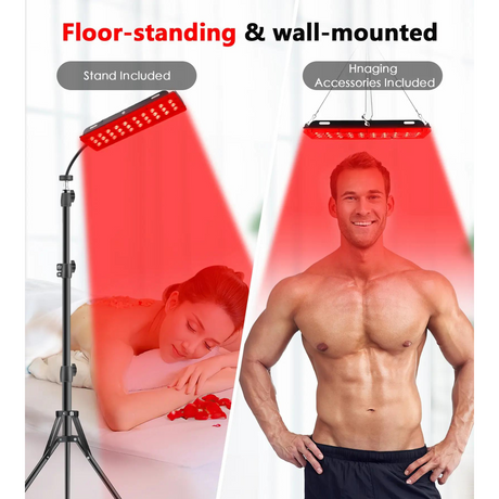 AstraLuma Red and Near-Infrared Floor Lamp for At-Home Use