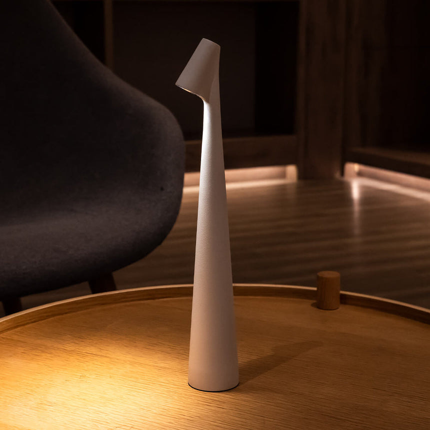 touch-control dimmable table lamp for reading nook accents