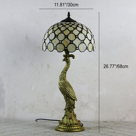 resin base table lamp for bedroom bedside lighting