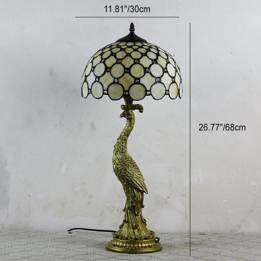 resin base table lamp for bedroom bedside lighting