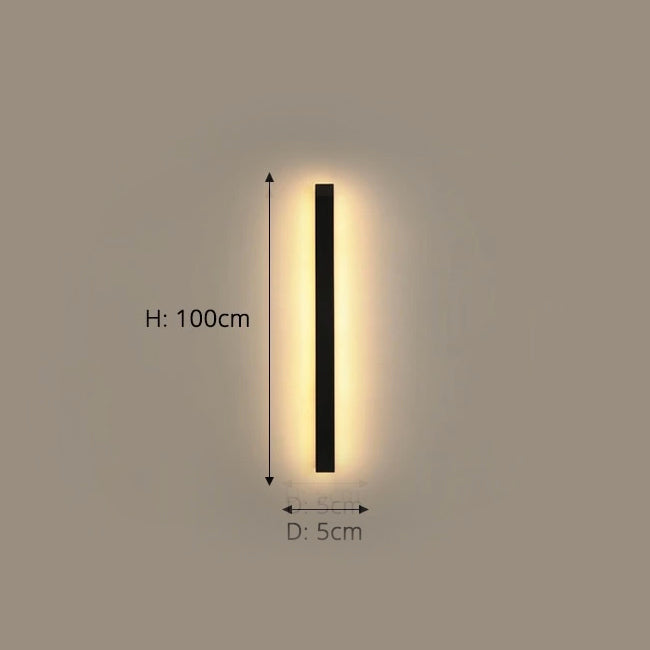 Nordic Minimalist Wall Lamp Lighting Fixture Close-Up | OroDwell