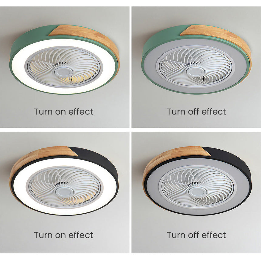 Boreal Timber Ceiling Fan Blade Rotation Detail - OpalDwell