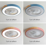 Boreal Timber Ceiling Fan with Energy-Saving LED Light and Wooden Blades - OpalDwell