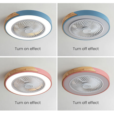 Boreal Timber Ceiling Fan with Energy-Saving LED Light and Wooden Blades - OpalDwell