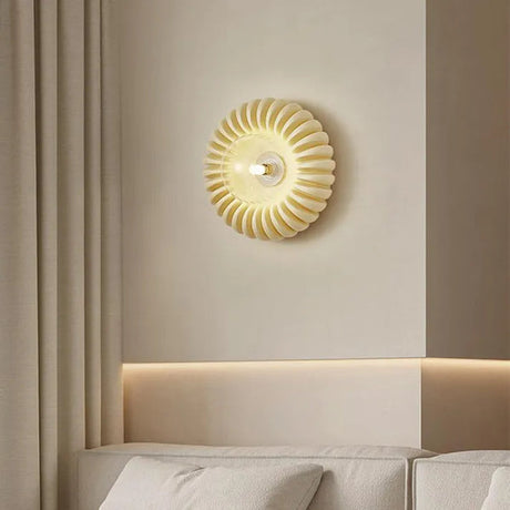 Lyria Resin Wall Lamp for hallway | OroDwell