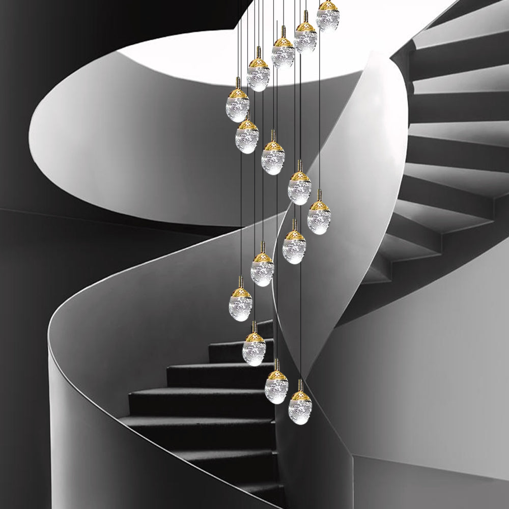 crystal chandelier drop design for hallways