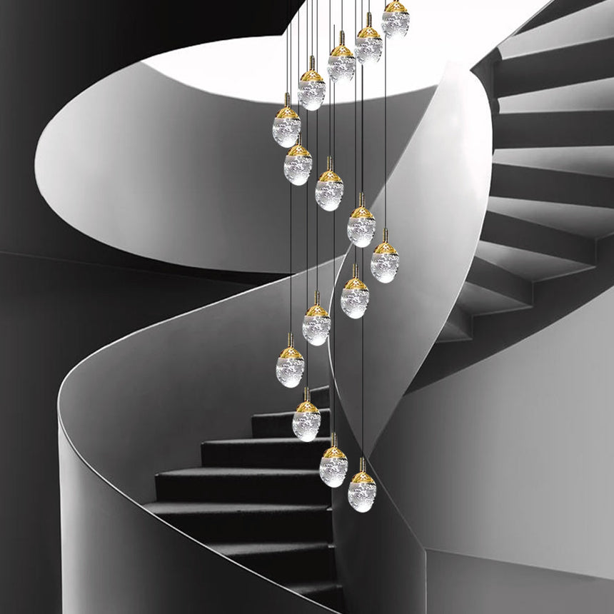 crystal chandelier drop design for hallways
